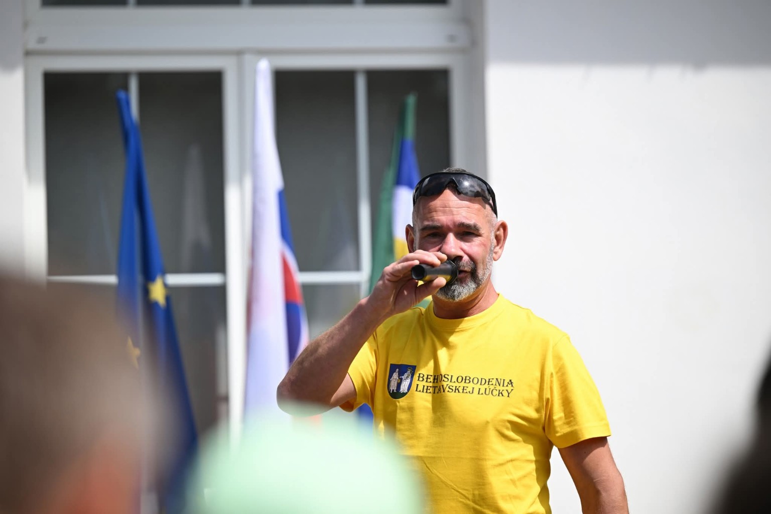 Miroslav Ščibran na podujatí Beh oslobodenia Lietavskej Lúčky